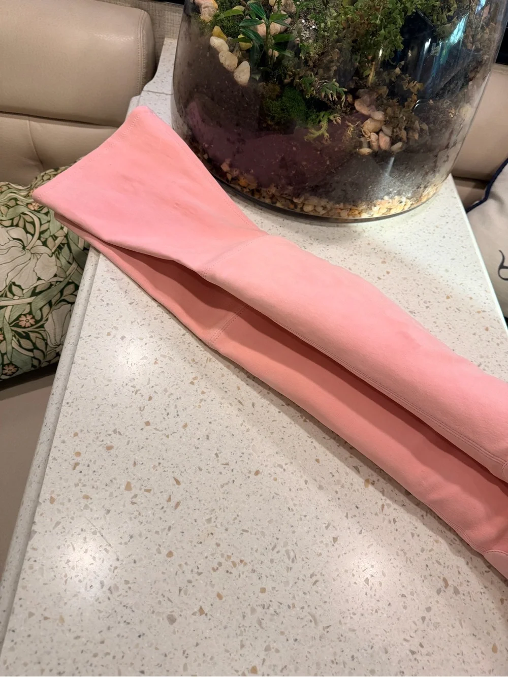 Stuart Weitzman Pink Over-the-Knee Stiletto Boots